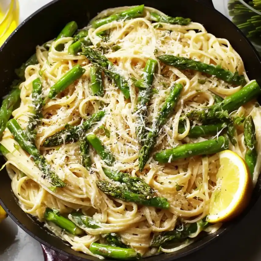 Minute Lemon Asparagus Pasta: Quick Spring Vegetarian Dinner